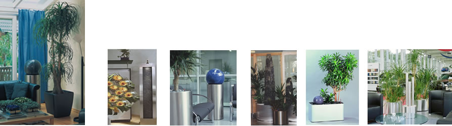 Wasserspiele und Zimmerbrunnen erh&ouml;hen die Qualit&auml;t des Raumklimas.